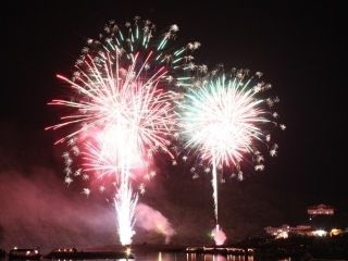 大洲川まつり花火大会 夏の陣写真２