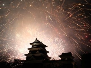 大洲川まつり花火大会 夏の陣の写真３