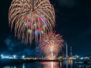 みなと祭花火大会写真１