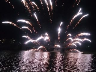 川上峡花火大会写真１