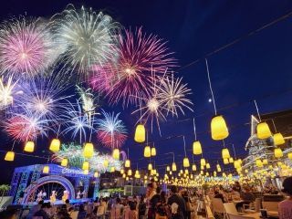 ハウステンボス サマーナイト花火写真１
