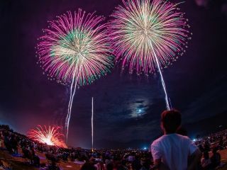 「新市誕生20周年記念」第38回やつしろ全国花火競技大会写真２