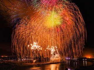 「新市誕生20周年記念」第38回やつしろ全国花火競技大会の写真４