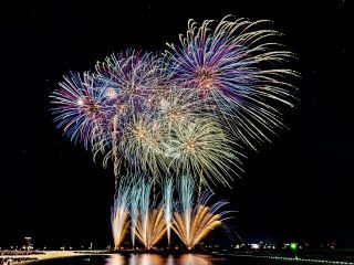 海洋博美ら海花火大会2025写真２