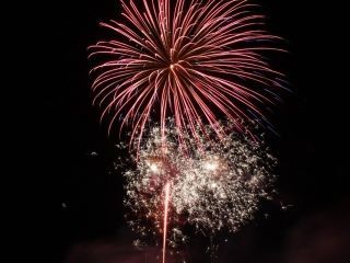 なかふらのラベンダーまつり花火大会写真１