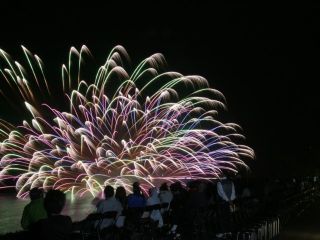 第41回咲花温泉水中花火大会写真１