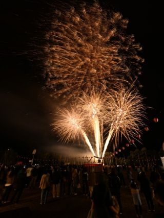 鶴居ふるさと盆踊り・花火大会写真１