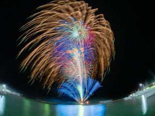 ひたち河原子花火大会の写真３
