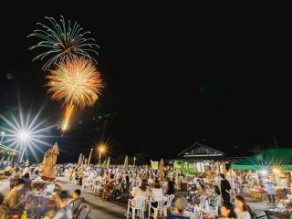 弥彦燈籠まつり奉祝花火大会の写真４