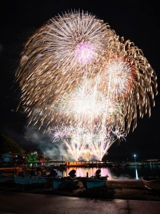 知夫村花火大会写真２