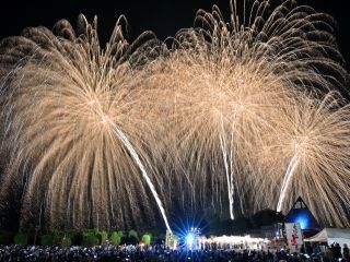第55回あかびら火まつり 市民花火大会写真1