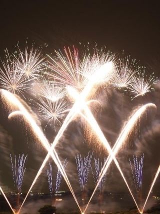 第71回とりで利根川大花火写真２
