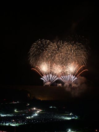 奥州の花火大会写真２