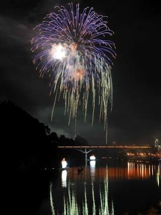 水郷大江夏まつり灯ろう流し・花火大会の写真３