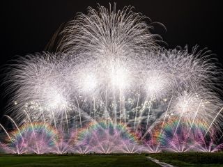 利根川坂東大橋花火大会写真2