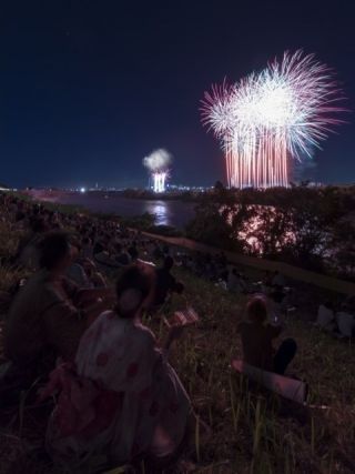 流山花火大会写真２