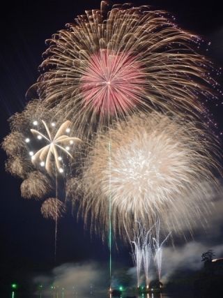 亀山湖上祭・君津市民花火大会写真１