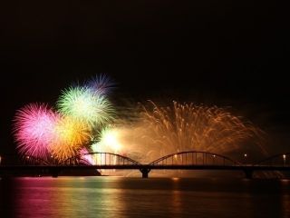 第127回水郷おみがわ花火大会写真１