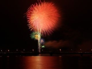 第127回水郷おみがわ花火大会写真２