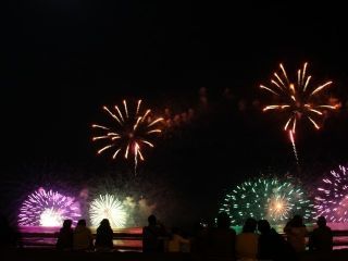 湯河原温泉海上花火大会の写真３
