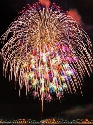 第52回阿賀野川ござれや花火写真１