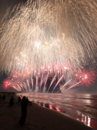 寺泊港まつり海上大花火大会写真１