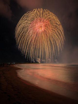 寺泊港まつり海上大花火大会写真２