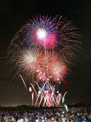 北日本新聞納涼花火・高岡会場写真１