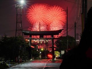 武田陣没将士供養会 & 武田の里にらさき 花火大会の写真３