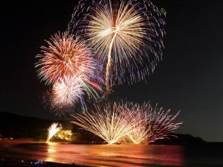 弓ヶ浜花火大会写真1