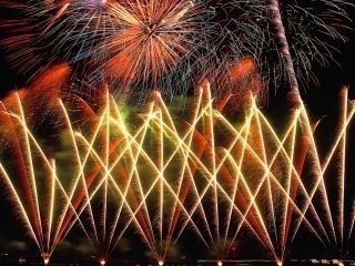 吉田町港まつり花火大会写真１