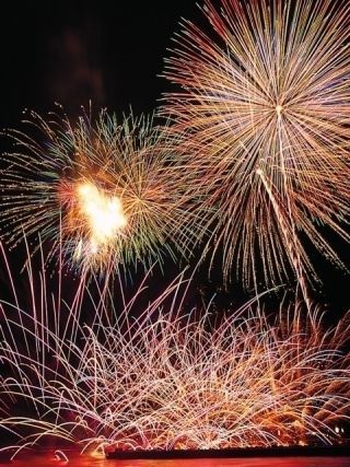 吉田町港まつり花火大会写真２