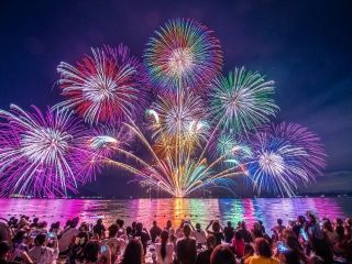 大津志賀花火大会写真１