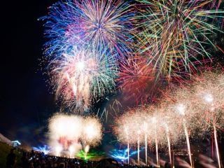 吉野川祭り納涼花火大会写真１