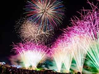 吉野川祭り納涼花火大会写真２