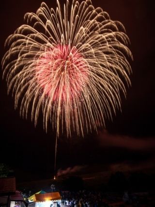 第48回秋吉台観光まつり 花火大会写真１
