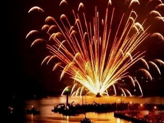 須崎まつり海上花火大会写真２