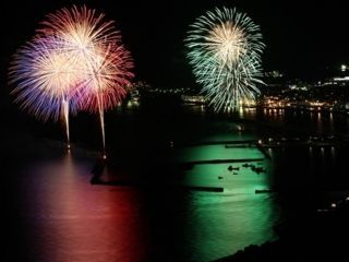 第79回指宿温泉祭 花火大会写真２