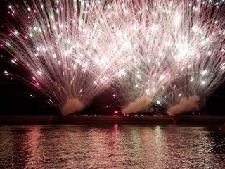和泊町港まつり 花火大会写真1