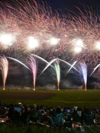 「ふかがわ夏まつり」花火大会写真２