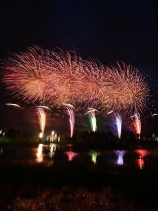 「ふかがわ夏まつり」花火大会の写真４