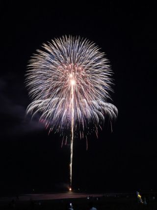 聖籠夏まつり海上大花火写真２
