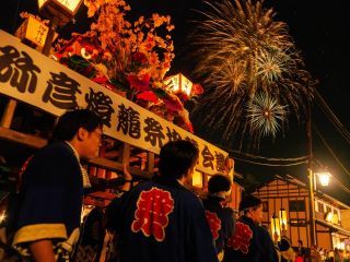 弥彦燈籠まつり奉祝花火大会写真１