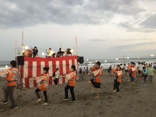 黒潮町の花火大会シーサイドギャラリー夏の写真3