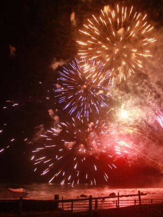 2026年 稲取温泉 花火演舞写真2