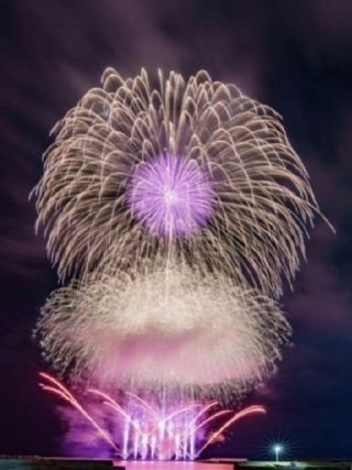日本海ゆうひ花火写真2