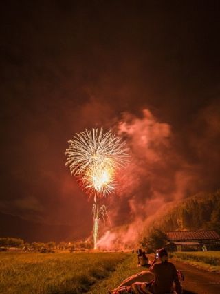 馬瀬川大花火写真2