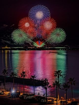 湖西湖上花火大会 IN ボートレース浜名湖の写真3