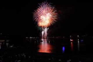 相生ペーロン祭 前夜祭 海上花火大会写真１