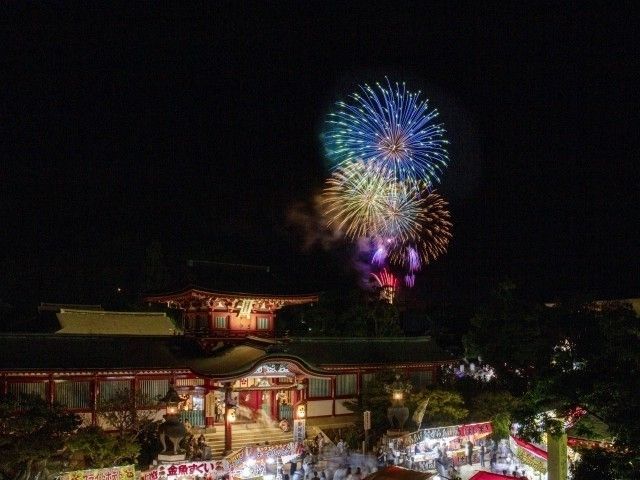 防府天満宮御誕辰祭(夏祭り)花火大会